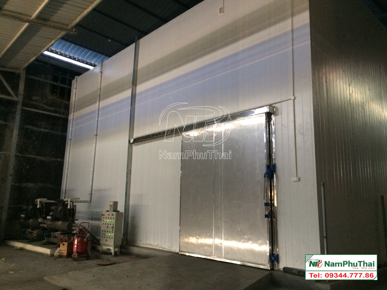 Installation of cold storage for agricultural products for Xuan Tin company in Lai Chau 8